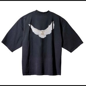 YEEZY GAP DOVE 3/4 SLEEVE TEE WASHED BLACK YZY ENGINEERED BY BALENCIAGA